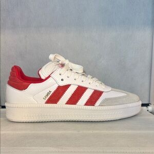 adidas Samba Red and White Sneakers